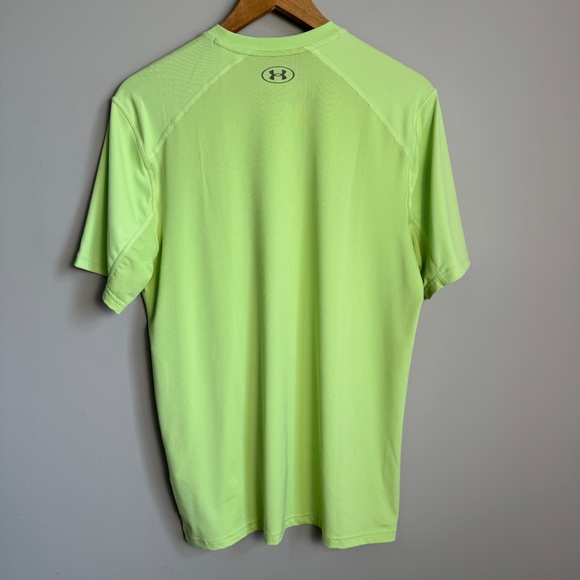 Under Armour ISO-CHILL Men's Active Short Sleeve Fish Hook Logo T-Shirt Green M - Picture 6 of 12